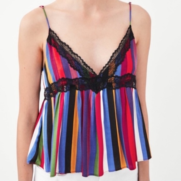 ZARA Colourful Top - Picture 1 of 4
